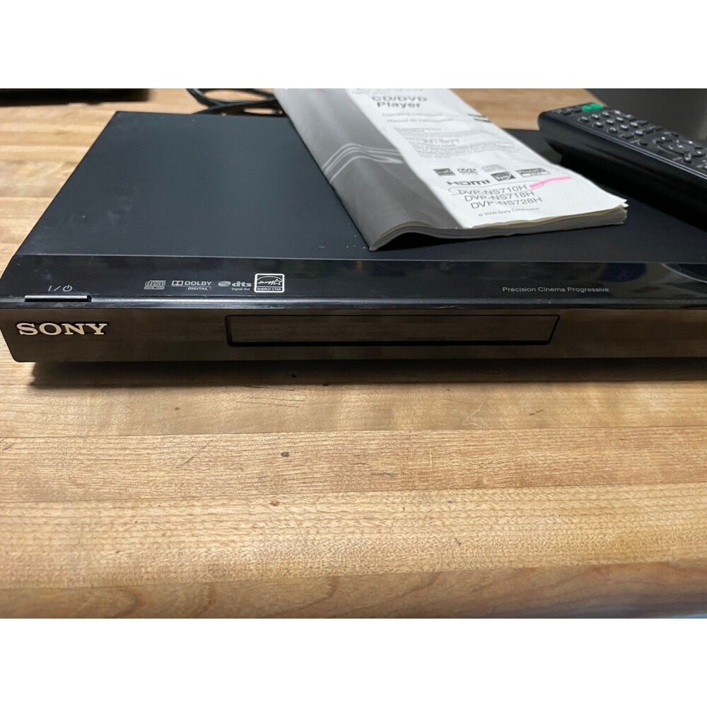Sony DVP-NS710H DVD/CD player with remote